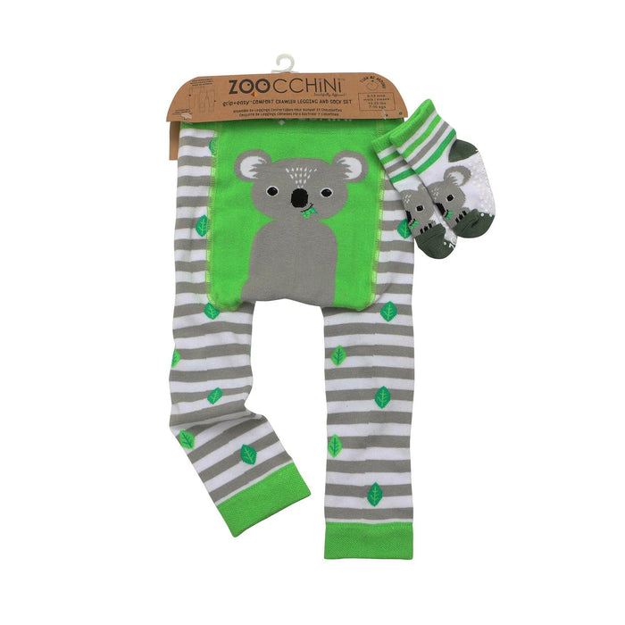 Zoocchini® - Zoocchini grip+easy Comfort Crawler Legging & Sock Set
