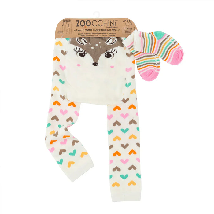 Zoocchini® - Zoocchini grip+easy Comfort Crawler Legging & Sock Set