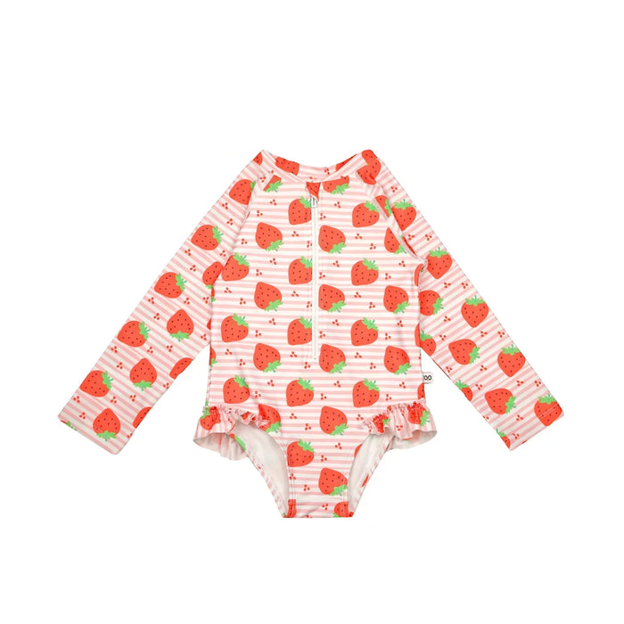 Zoocchini® - Zoocchini Rashguard Baby & Toddler 1 Piece Printed Swimsuit – Sizes 6M to 4Y