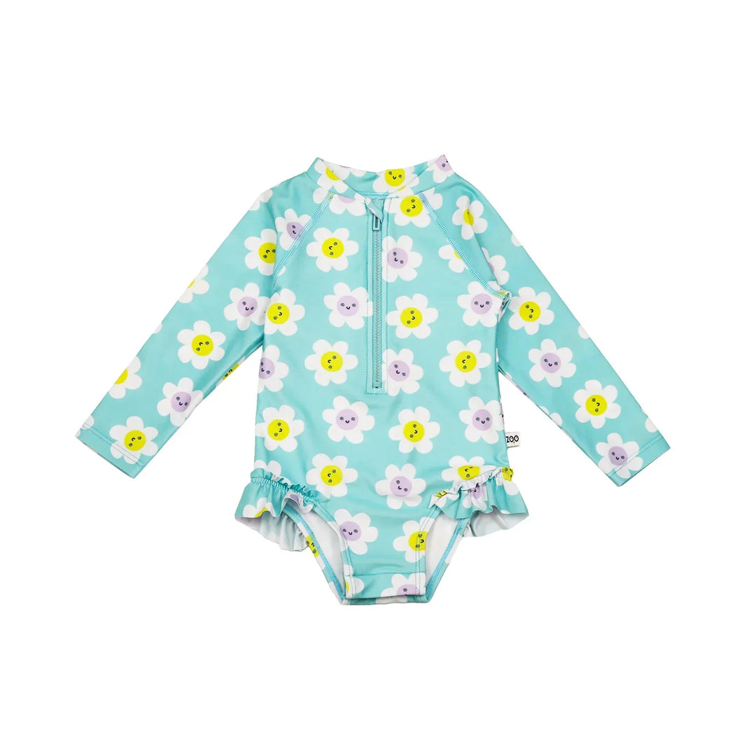 Zoocchini® - Zoocchini Rashguard Baby & Toddler 1 Piece Printed Swimsuit – Sizes 6M to 4Y