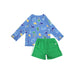 Zoocchini® - Zoocchini Rashguard Baby & Toddler 2 Piece Printed Swimsuit – Sizes 6M to 4Y