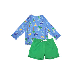 Zoocchini® - Zoocchini Rashguard Baby & Toddler 2 Piece Printed Swimsuit – Sizes 6M to 4Y