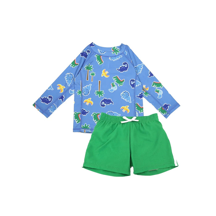 Zoocchini® - Zoocchini Rashguard Baby & Toddler 2 Piece Printed Swimsuit – Sizes 6M to 4Y