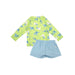 Zoocchini® - Zoocchini Rashguard Baby & Toddler 2 Piece Printed Swimsuit – Sizes 6M to 4Y