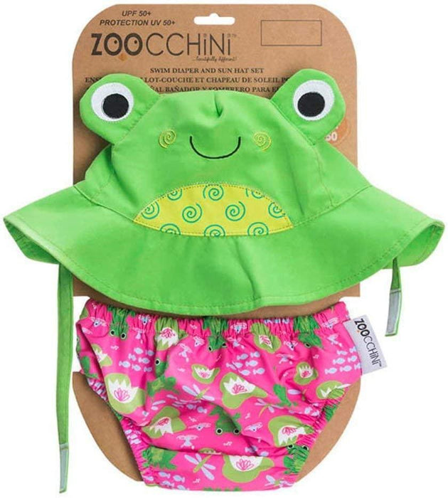 Zoocchini® - Zoocchini Swim Diaper & Sun Hat Set UPF50+
