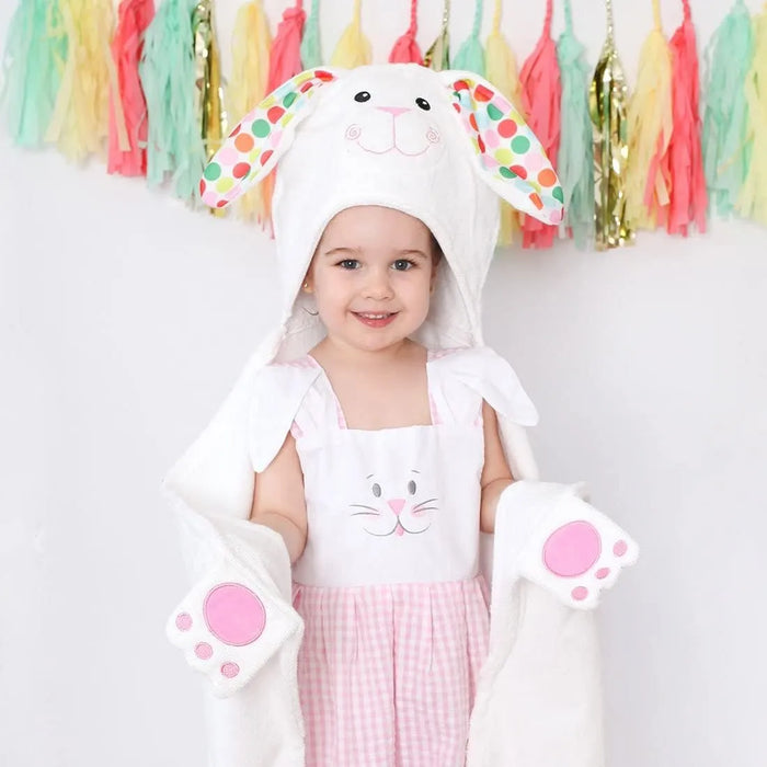 Serviettes de bain pour tout-petits et enfants en peluche éponge à capuche Zoocchini