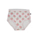 Zoocchini training underwear with pink strawberry print shown flat on a white background.
