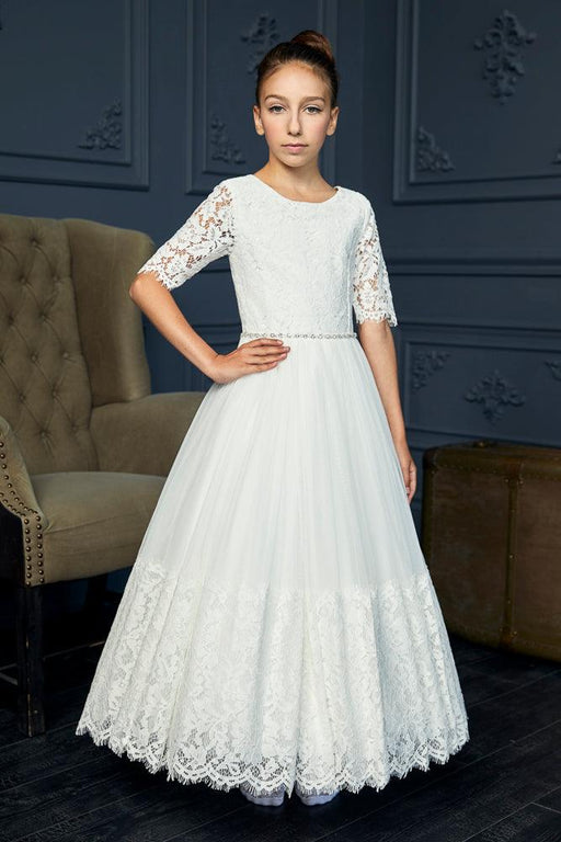 Teter Warm - Teter Warm Communion Dress - Off White - Style 281