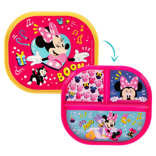 The First Years® - The First Years Disney Minnie Mouse 2-Sided Plate - Dishwasher Safe Toddler Plate