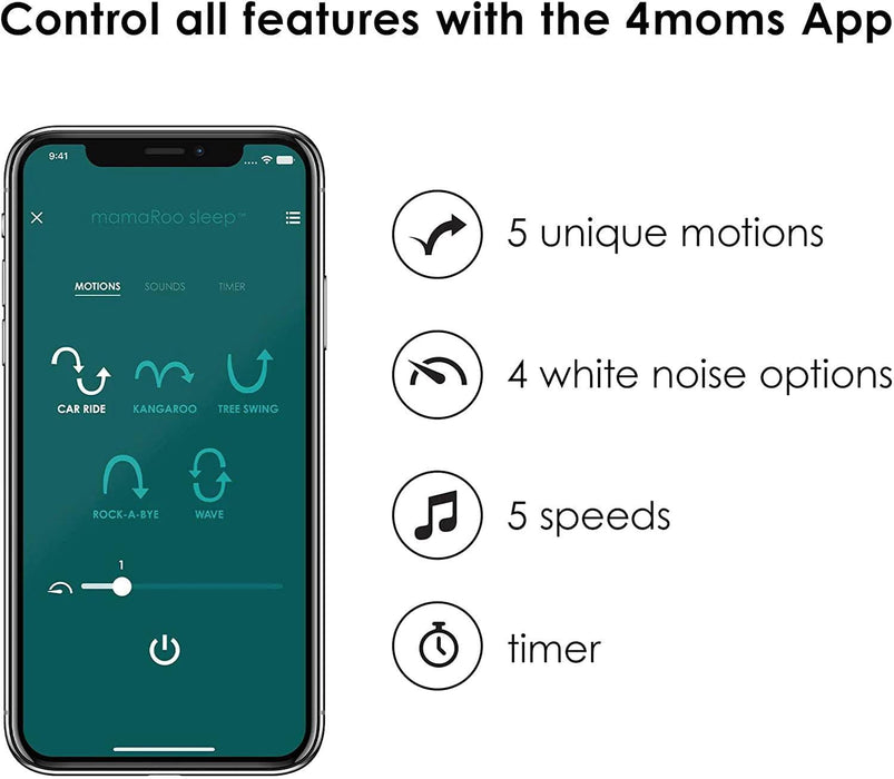 4moms® - 4moms MamaRoo Baby Sleep Birch - Bassinet