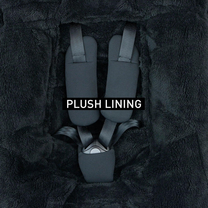 7 A.M.® - 7 A.M ENFANT Car Seat Cover & Stroller Footmuff Plush Pod - Plush Black