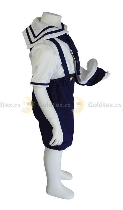 Formal Kids Wear - Formal Kids Wear 4-piece Marine Suit Set - Style 8012