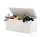 Solid durable wood White Toy Chest - original picture -Goldtex