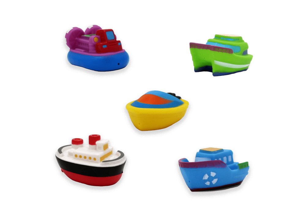 Buba Baby 5 Pack Bath Toys: Assorted Boat