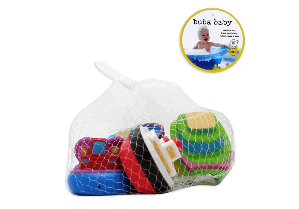 Buba Baby Lot de 5 jouets de bain : Bateau assorti
