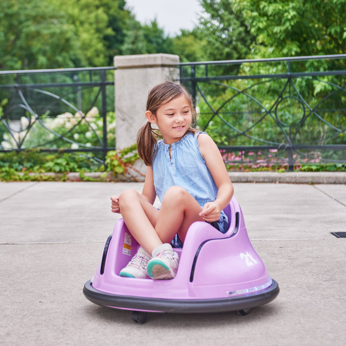 Voltz Toys auto tamponneuse 12V pour enfants rotation à 360° avec  télécommande — Goldtex