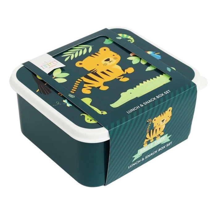 A Little Lovely Company® - A Little Lovely Company Lunch & Snack Box Set - Tiger