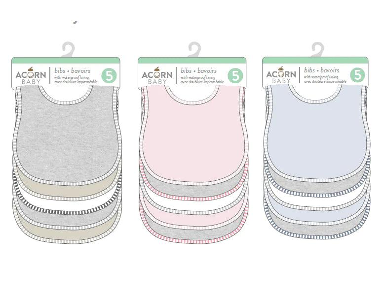 Acorn Baby - Acorn Baby Bibs 5 Pack