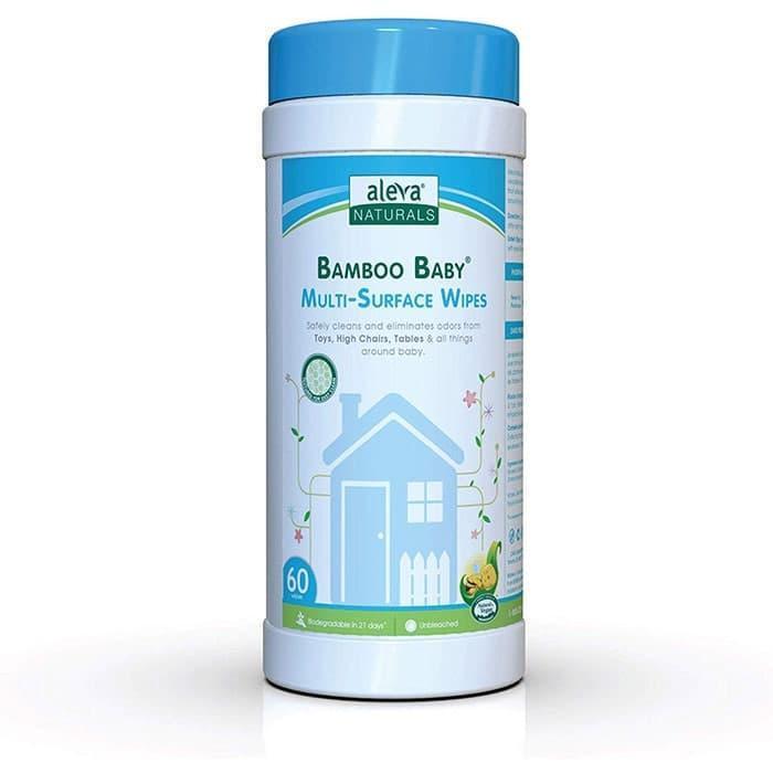 Aleva® - Aleva Bamboo Baby Multi-Surface Wipes - 60ct