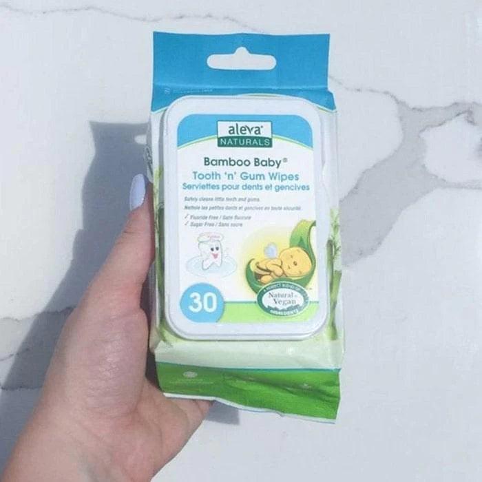 Aleva® - Aleva Bamboo Baby Tooth 'n' Gum Wipes - 30ct