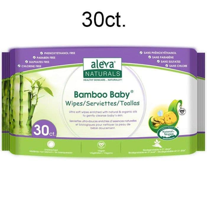 Aleva® - Aleva Bamboo Baby Wipes - 30ct