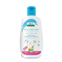 Aleva® - Aleva Naturals® Bottle & Dish Liquid - Fragrance Free - Travel Size - 100ml