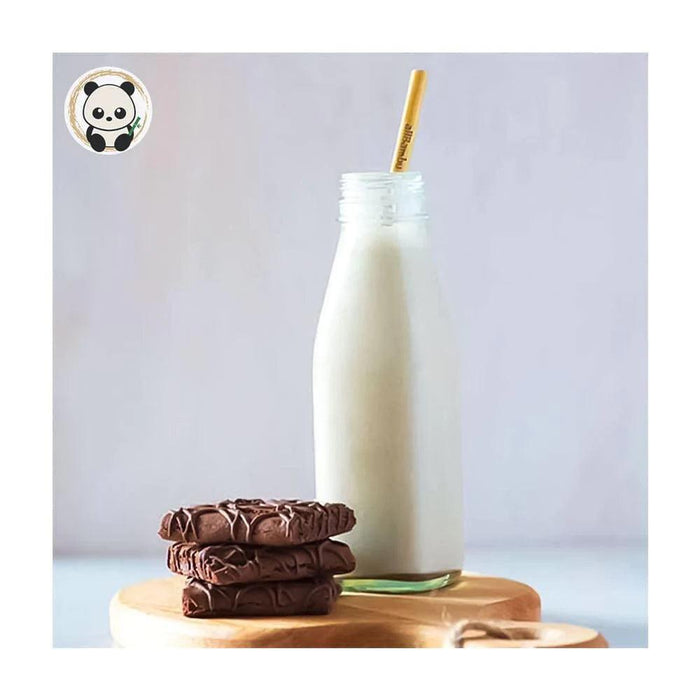 AllBambu® - AllBambu Bamboo Straws with Cleaner - 5 Pack