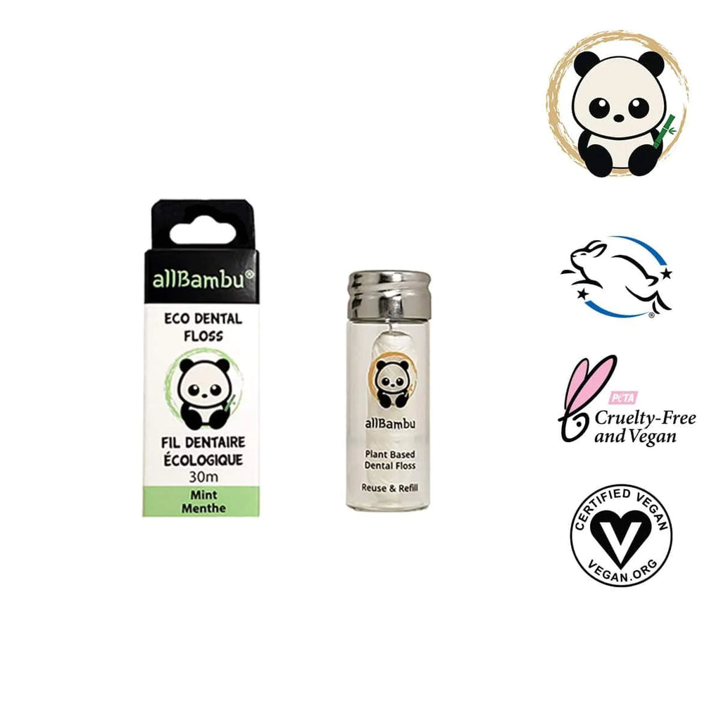 Plastic-Free And Vegan Tooth Floss Eco Friendly By, 55% OFF