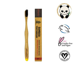 AllBambu® - AllBambu Kids Bamboo Toothbrush - Yellow