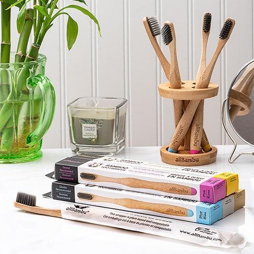 AllBambu® - AllBambu Kids Bamboo Toothbrush - Yellow