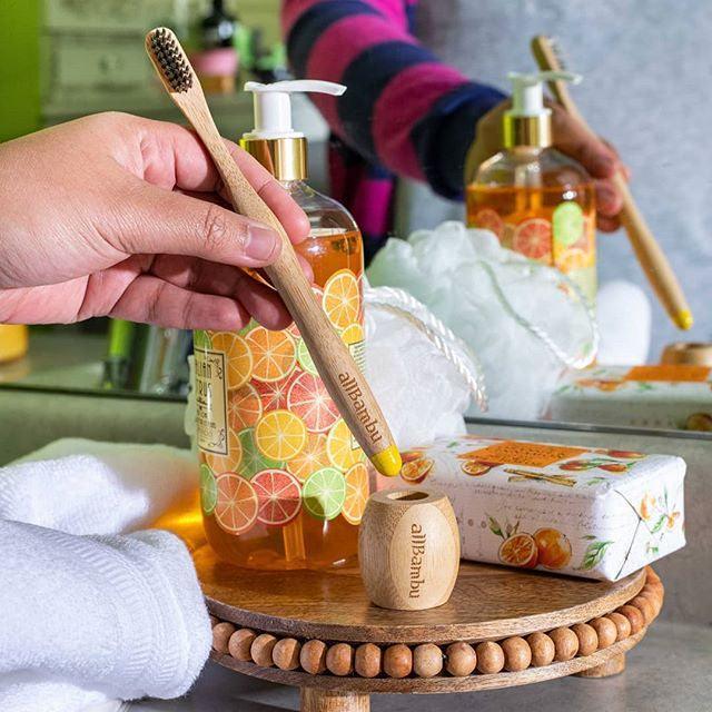 AllBambu® - AllBambu Kids Bamboo Toothbrush - Yellow