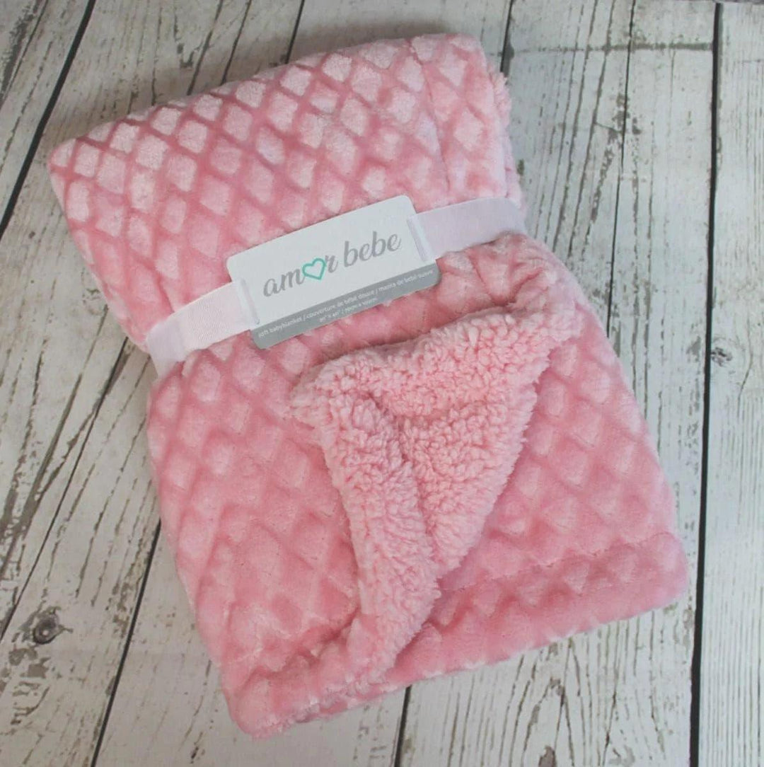 Amor Bebe® - Amor Bebe Soft Plush Baby Blanket