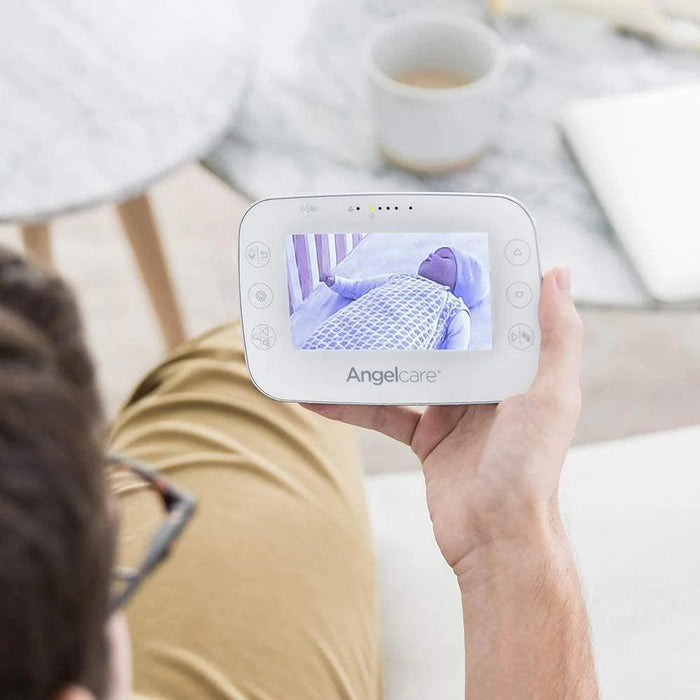 Angel Care® - Angelcare AC327 Baby Movement, Sound and Video Monitor, 4.3” Screen