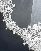 Anja's Dream - Anja's Dream Joan Calabrese Veil Venice Lace Edge DW