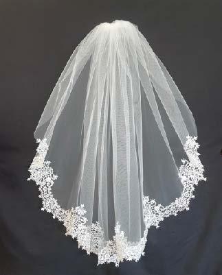 Anja's Dream - Anja's Dream Joan Calabrese Veil Venice Lace Edge DW