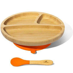 Avanchy® - Avanchy Bamboo Baby Plate & Spoon Set