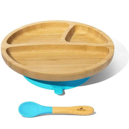 Avanchy® - Avanchy Bamboo Baby Plate & Spoon Set