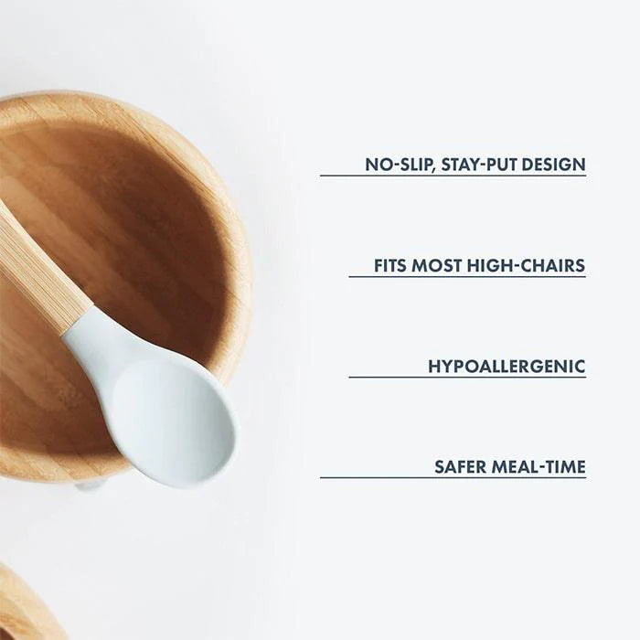 Avanchy® - Avanchy Bamboo Baby Suction Bowl & Spoon Set