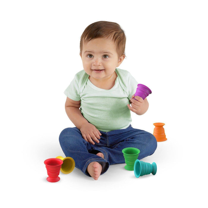 Baby Einstein® - Baby Einstein Stack & Squish Cups™ Sensory Stacking Toys