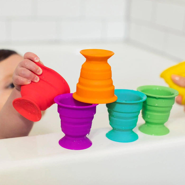 Baby Einstein® - Baby Einstein Stack & Squish Cups™ Sensory Stacking Toys