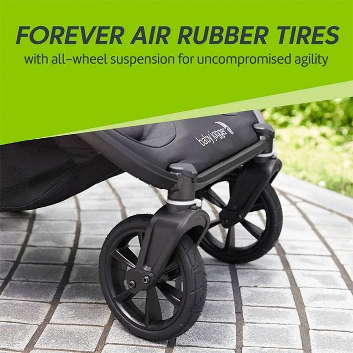 Baby Jogger® - Baby Jogger City Mini GT2 Double Stroller – Jet | All-Terrain, Side-by-Side, One-Hand Fold