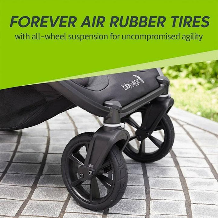 Baby Jogger® - Baby Jogger City Mini GT2 Double Stroller – Jet | All-Terrain, Side-by-Side, One-Hand Fold