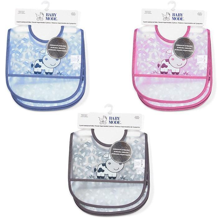 Baby Mode® - Baby Mode 3 Pack Waterproof Bibs