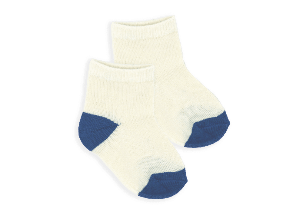 Baby Mode® - Baby Mode Boys NB 3 Piece Ribbed Short Set: Blue Stripe