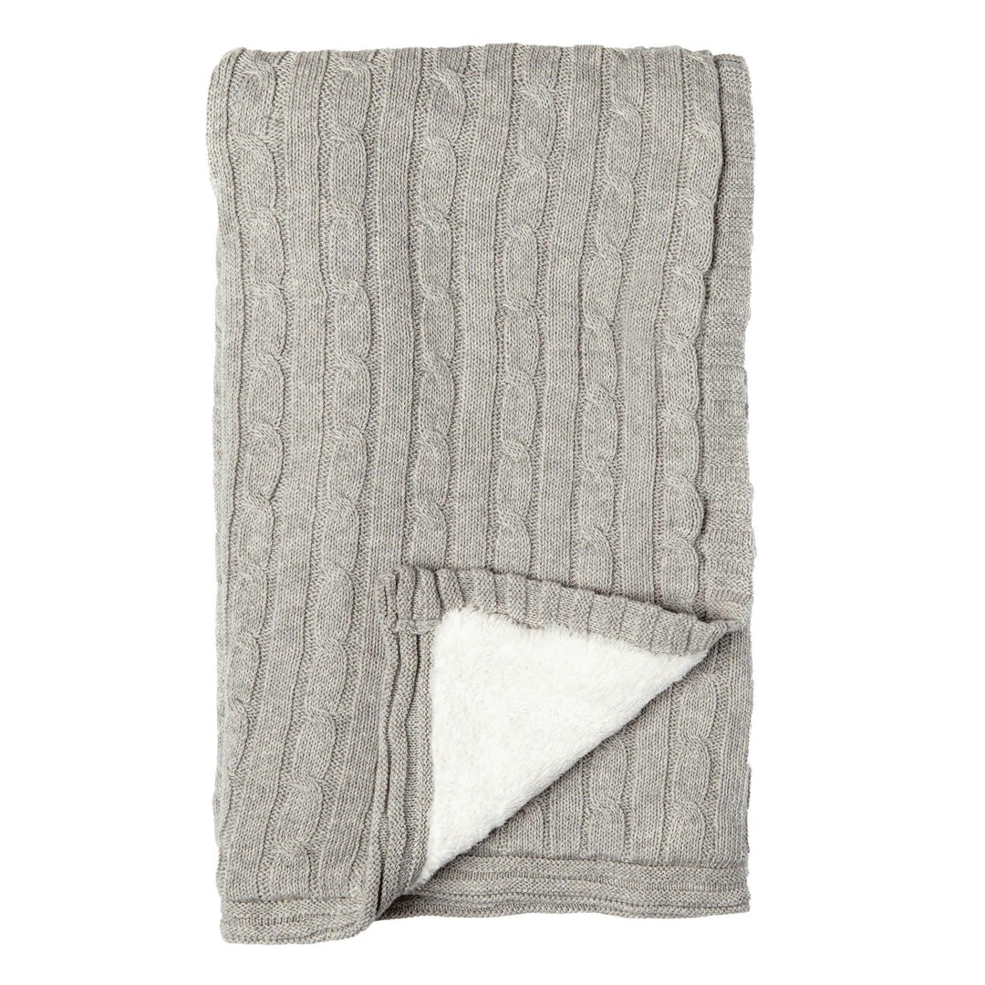 Baby Mode® - Baby Mode Cable Knit Sherpa Blanket
