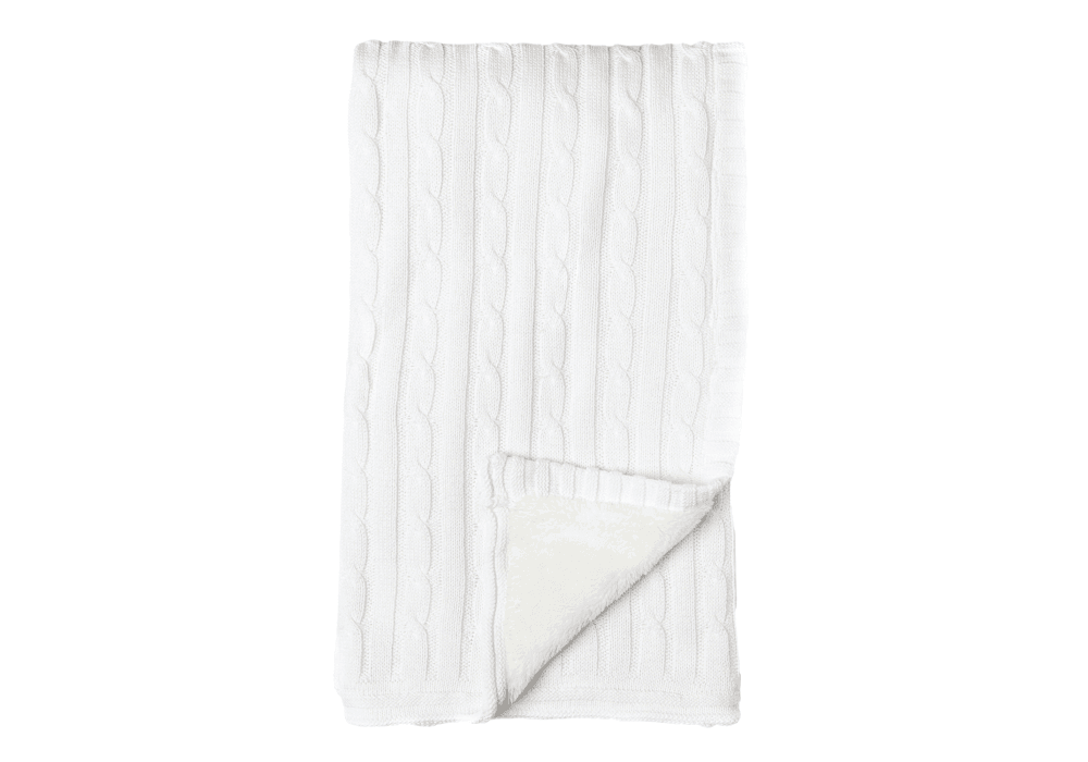 Baby Mode® - Baby Mode Cable Knit Sherpa Blanket