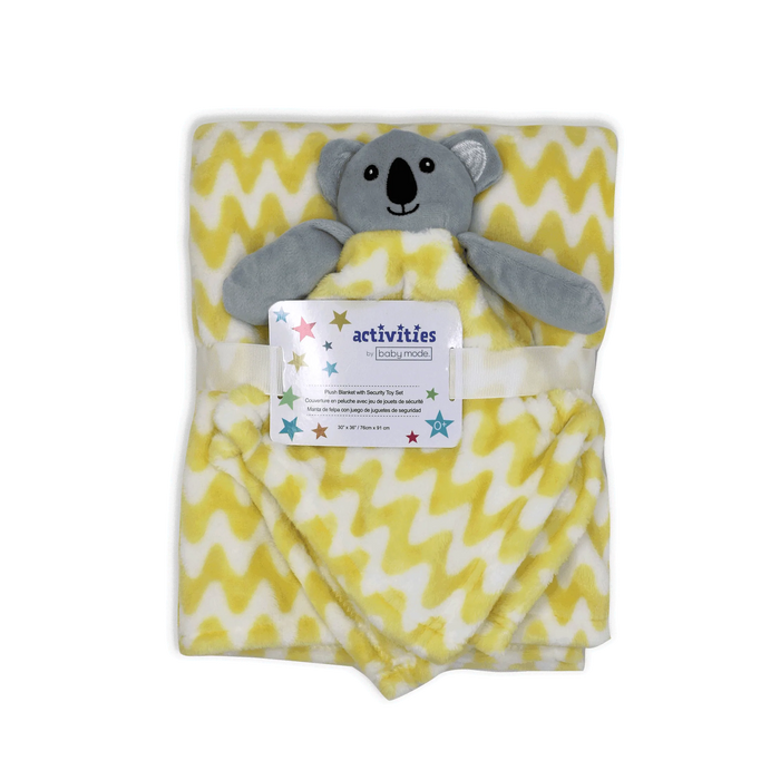 Baby Mode® - Baby Mode Plush Blankie and Blanket Set
