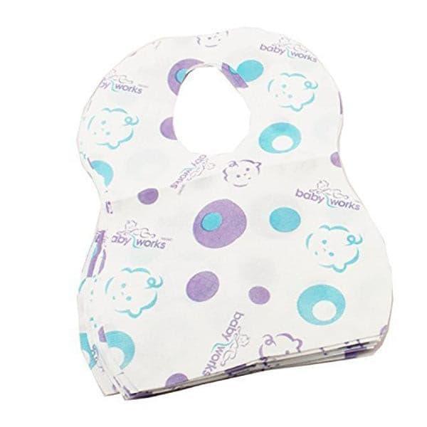 Baby Works® - Baby Works Disposable Bibs with Crumb Catcher - 12pk