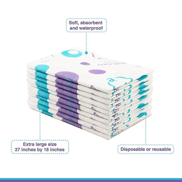 Baby Works® - Baby Works Disposable Change Mats - Pack of 10