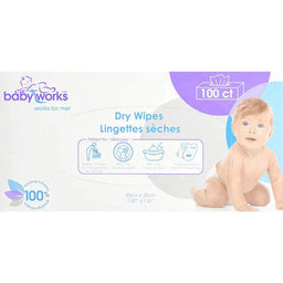 Baby Works® - Baby Works Dry Wipes - 100 count